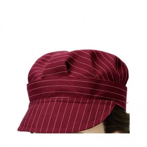 Berretto Bordeaux Gessato con visiera